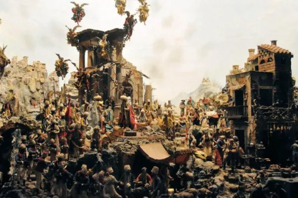 Il famoso Presepe di San Martino a Napoli / Credit pd