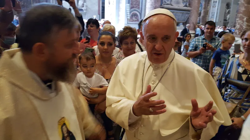 Papa Francesco e don Jarek | | Don Jarek