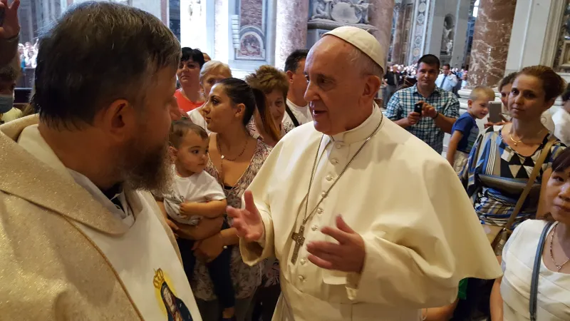 Papa Francesco e don Jarek | | Don Jarek