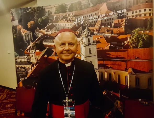 Arcivescovo Sigitas Tamkevicius | L'arcivescovo Sigitas Tamkvevicius, imprigionato dal KGB dal 1983 al 1988 | Andrea Gagliarducci / ACI Stampa