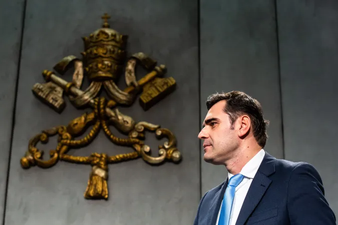 Il Direttore ad Interim della Sala Stampa Vaticana Alessandro Gisotti |  | Daniel Ibanez, ACI Group