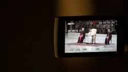 La registrazione di una udienza del Papa - Daniel Ibanez CNA