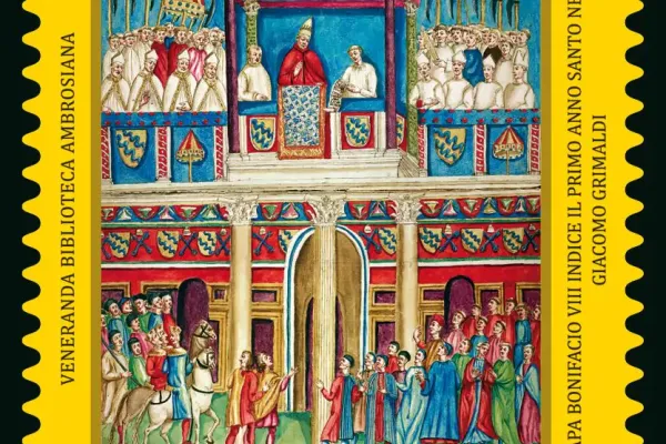 Il francobollo emesso per il Giubileo 2025 / Credit Ministero delle Imprese e del Made in Italy