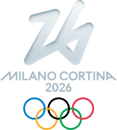 Il logo delle Olimpiadi invernali |  | Olimpiadi Milano Cortina 2026