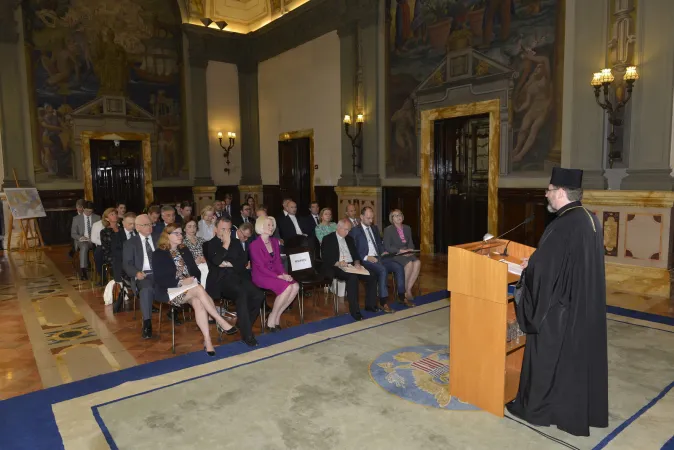 Arcivescovo Maggiore Sviatoslav Shevchuk | L'Arcivescovo Maggiore Sviatoslav Shevchuk parla della libertà religiosa in Ucraina, Ambasciata USA presso la Santa Sede, 13 giugno 2018 | US Embassy to the Holy See