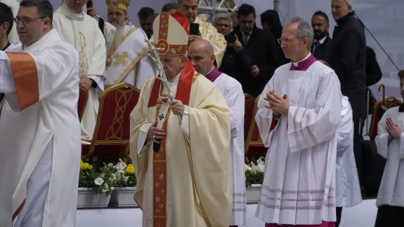 Papa Francesco celebra la Messa a Skopje | | Andrea Gagliarducci / Aci Group