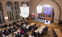 Un momento della Conferenza di Helsinki, che ha rigettato l'ideologia del mondo russo / KEK