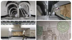 Le immagini della stazione dedicata alla Vergine Maria a Tehran / Facebook Accademia Mariana Internazionale