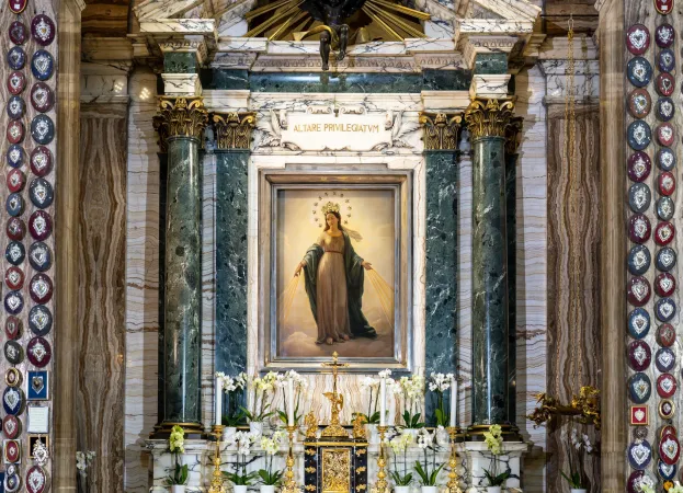 L'altare della Madonna del Miracolo a Roma | L'altare della Madonna del Miracolo a Roma | Credit Sant'Andrea delle fratte