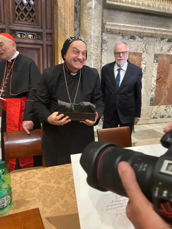 Alcune immagini della cerimonia di consegna del Premio San Giovanni Paolo II |  | Acistampa
