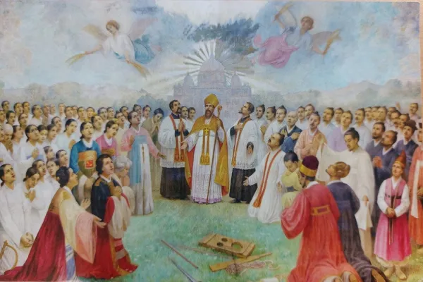 Un dipinto che ricorda i martiri coreani / PD