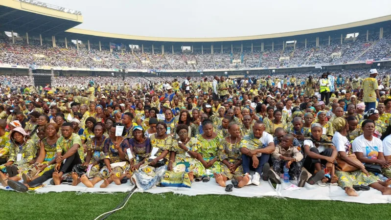 allo Stadio dei Martiri di Kinshasa, i catechisti presenti |  | Elias Turk - EWTN