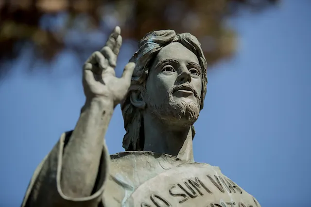 La statua di Gesù Divin Maestro all'ingresso della Casa |  | Lucia Ballester/CNA