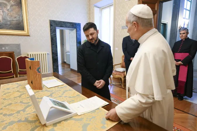 Il Papa e il Presidente Zelenskyy |  | Vatican Media / EWTN