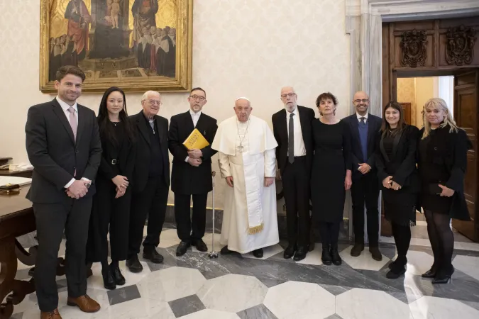 I premiati questa mattina con il Papa | | Vatican Media / ACI group