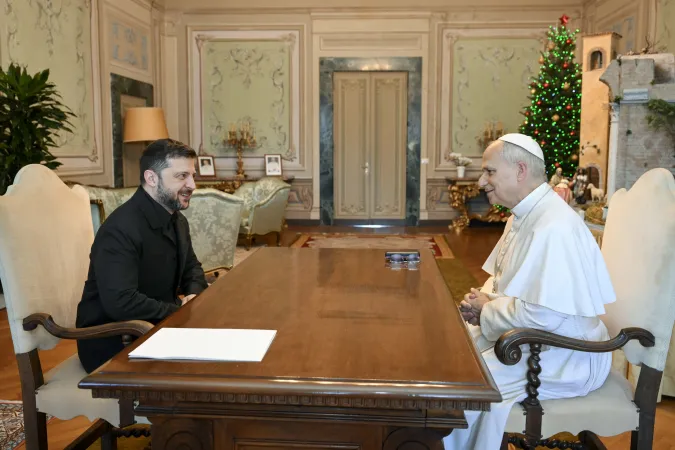 Il Papa e il Presidente Zelenskyy |  | Vatican Media / EWTN