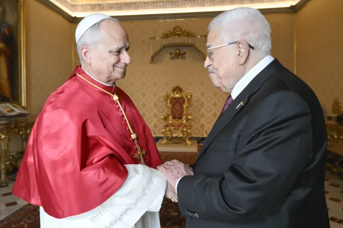 Papa Leone XIV e Mahmoud Abbas |  | Vatican Media
