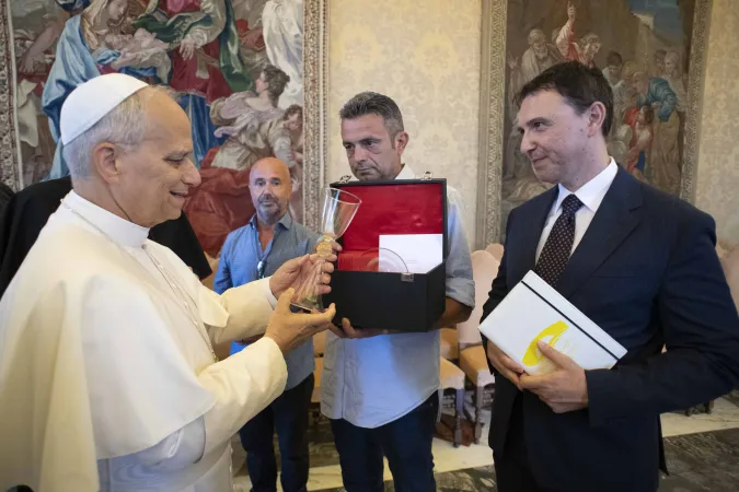 Il Papa e la delegazione del Patriarcato di Venezia |  | Vatican Media / ACI group