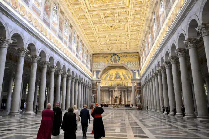 I Reali inglesi a San Paolo fuori le Mura |  | Vatican Media / EWTN