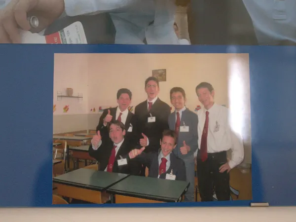 La foto di Carlo al Liceo Tommaseo di Milano |  | ACI Stampa / EWTN