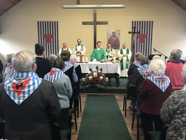 La celebrazione della messa nel centro per il dialogo e la preghiera di Auschwitz | | Tomasz Pielesz