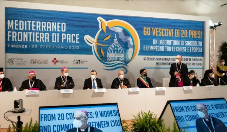 I lavori del convegno Mediterraneo Frontiera di Pace |  | © Siciliani-Gennari/CEI.