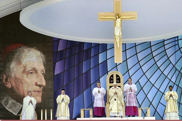 La beatificazione di Newman celebrata da Papa Benedetto XVI nel 2010 |  | combonianum.org