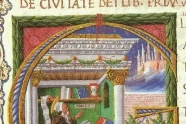 Manoscritto de "La città di Dio" (manoscritto medioevale) / Credit pd