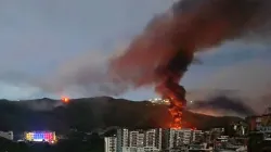 Il bombardamento a Caracas / Credit AciPrensa