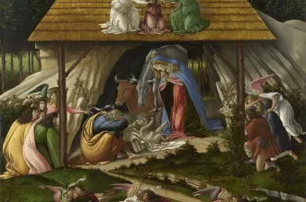 National Gallery di Londra, Botticelli, Natività mistica / Credit Vatican Media