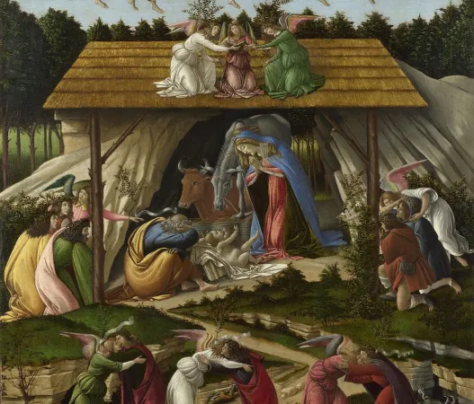 National Gallery di Londra, Botticelli, Natività mistica | National Gallery di Londra, Botticelli, Natività mistica | Credit Vatican Media