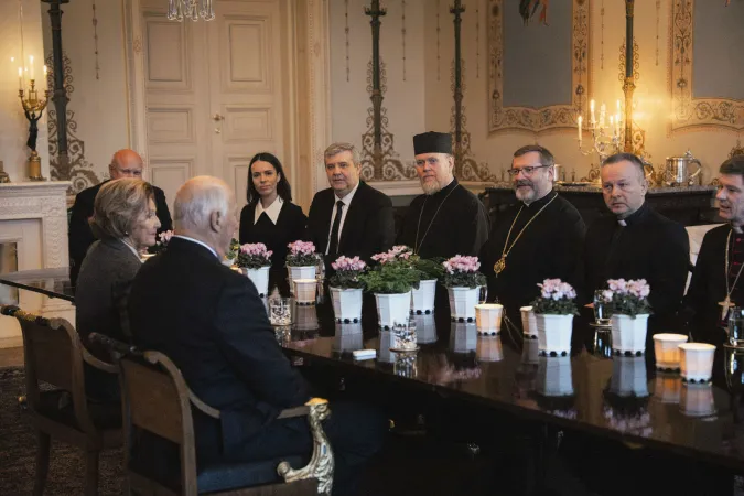Consiglio Pan-Ucraino delle Chiese | Il Consiglio Pan-Ucraino delle Chiese con il Re Haland di Norvegia | Ufficio Stampa del Re Di Norvegia