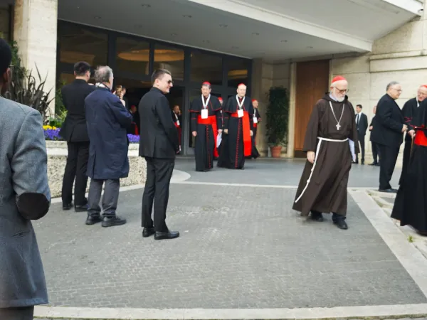 I cardinali escono dalla Congregazione generale |  | Martina Luise