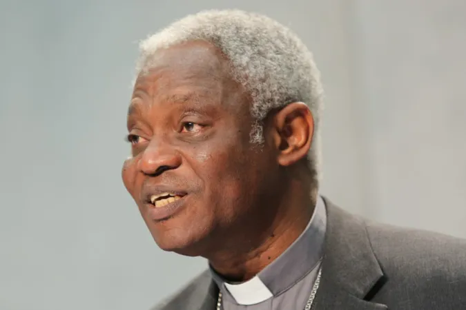 Cardinal Peter Kodwo Appiah Turkson | Cardinal Peter Turkson, Presidente del Pontificio Consiglio della Giustizia e della Pace | Daniel Ibanez / CNA