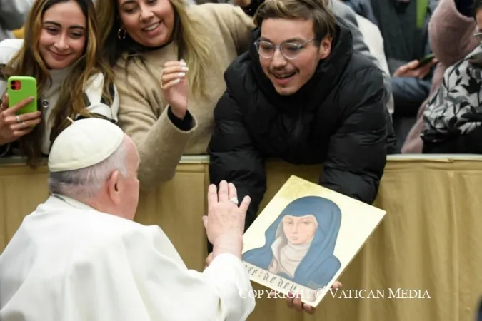 Papa Francesco durante un'udienza |  | Vatican Media / ACI group
