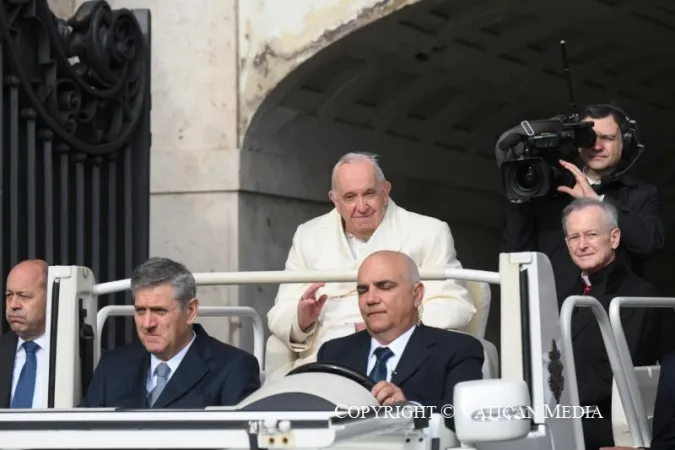 Papa Francesco durante un'udienza generale |  | Vatican Media / ACI Group