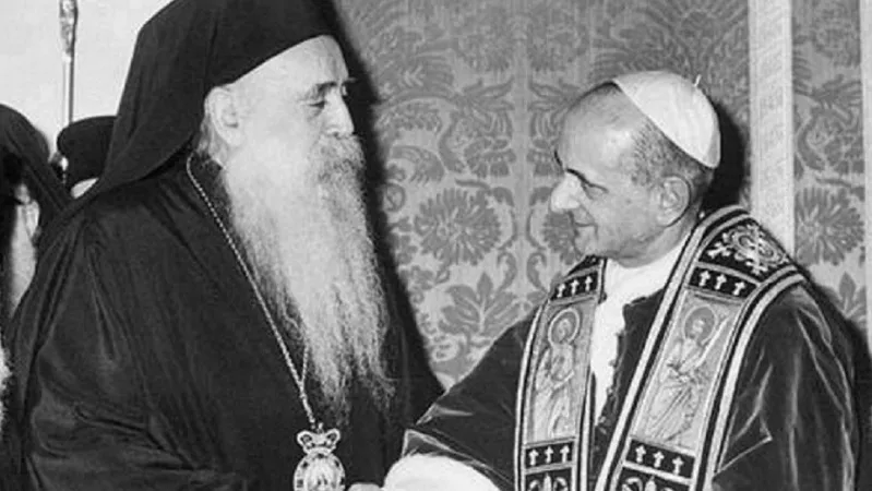 Alcune foto di Pontefici con i capi delle Chiese sorelle | | www.christianunity.va