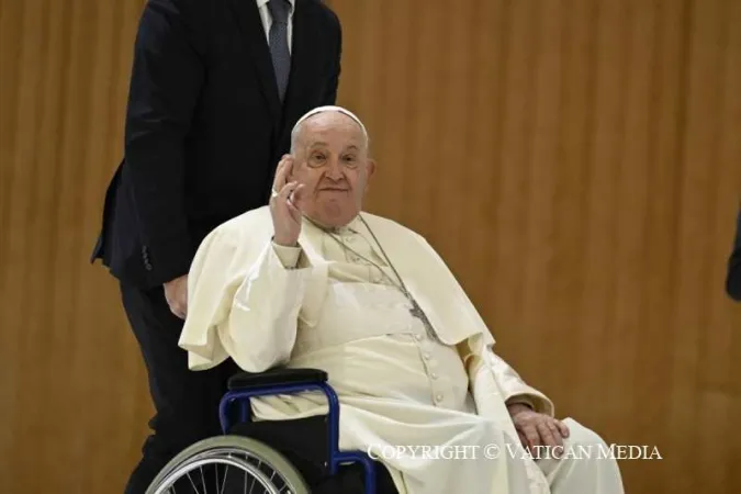 Papa Francesco durante un'udienza |  | Vatican Media / ACI group