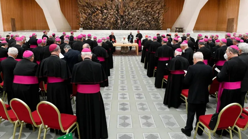 Il Papa con la Conferenza Episcopale Italiana nel 2022 | Il Papa con la Conferenza Episcopale Italiana nel 2022 | Credit Vatican Media
