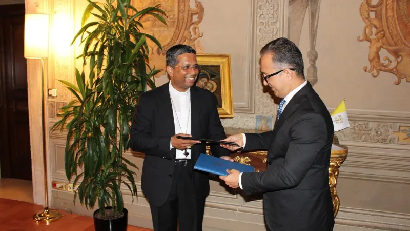 Koovakand | Il cardinale Koovakand in occasione della firma del Memorandum con l'Azerbaijan | Vatican Media