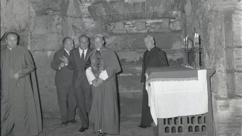 Paolo VI nelle catacombe |  | Vatican Media