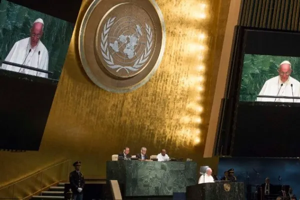 Papa Francesco alle Nazioni Unite / Vatican Media