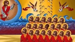 Icona dei “21 martiri della Libia”, Antoun Rezk, 2015. / Credit Dicastero pro. unità dei cristiani