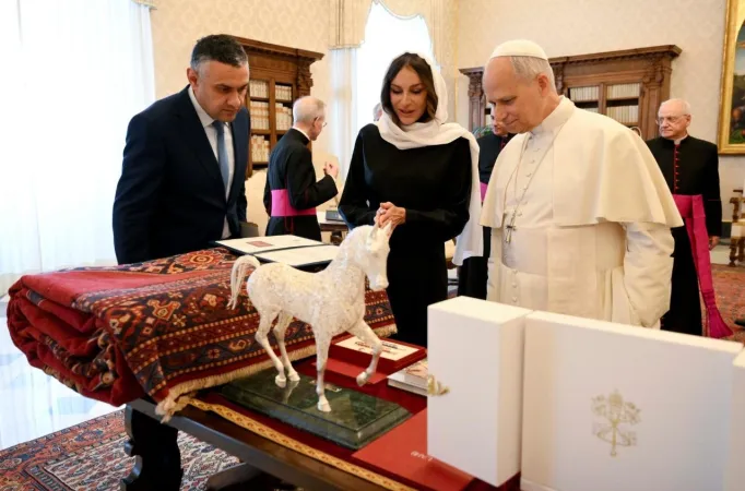 Papa Leone XIV e  Mehriban Aliyeva |  | Vatican Media