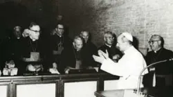 Paolo VI che con il motu proprio "Apostolica Sollicitudo" istituiva il Sinodo dei Vescovi / Credit Sinodo dei Vescovi