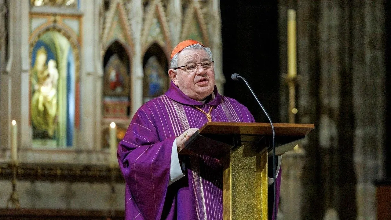 Il cardinale Duka durante una Celebrazione eucaristica