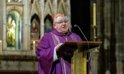 Il cardinale Duka durante una Celebrazione eucaristica / Credit Vatican Media