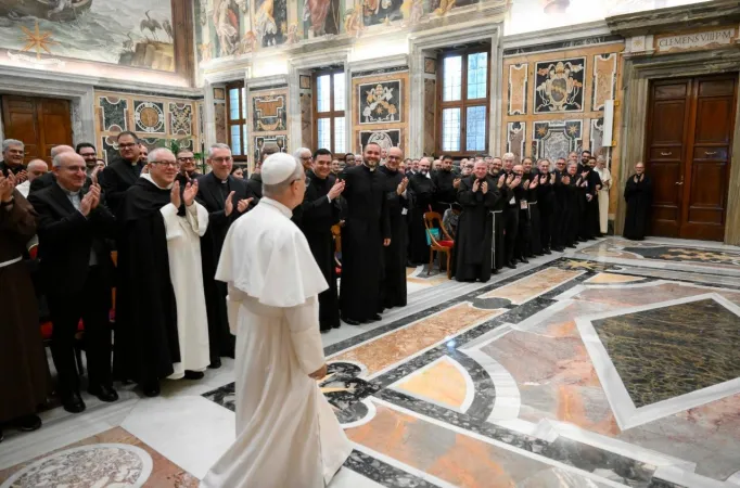 Papa Leone XIV e i superiori maggiori italiani |  | Vatican Media