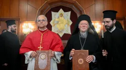 Papa Leone XIV e Bartolomeo I / Credit Vatican Media