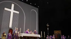 Papa Leone XIV alla Celebrazione di oggi / Credit Vatican Media